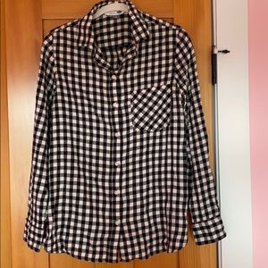 Old Navy Gingham Button Down Shirt
